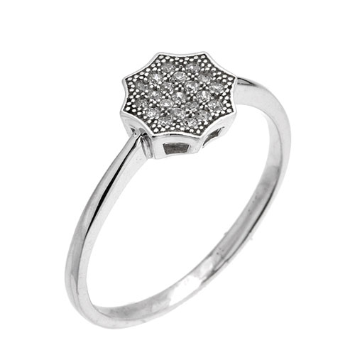 bague femme argent zirconium 8101354