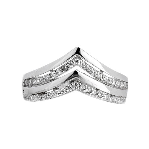 bague femme argent zirconium 8101411 pic2