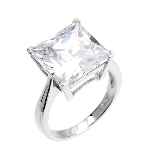 bague femme argent zirconium 8101413