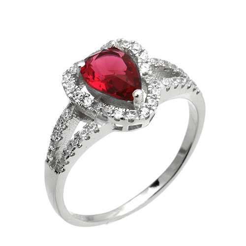 bague femme argent zirconium 8101419