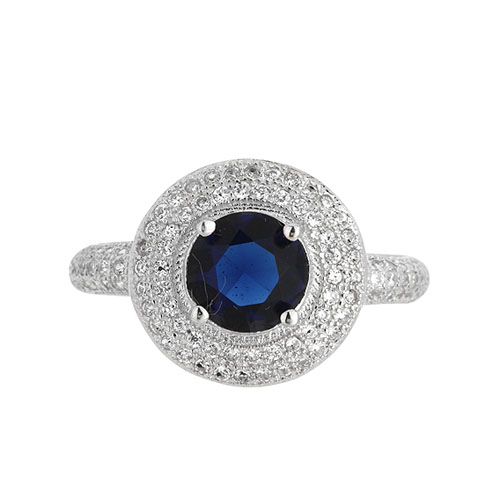 bague femme argent zirconium 8101425 pic2