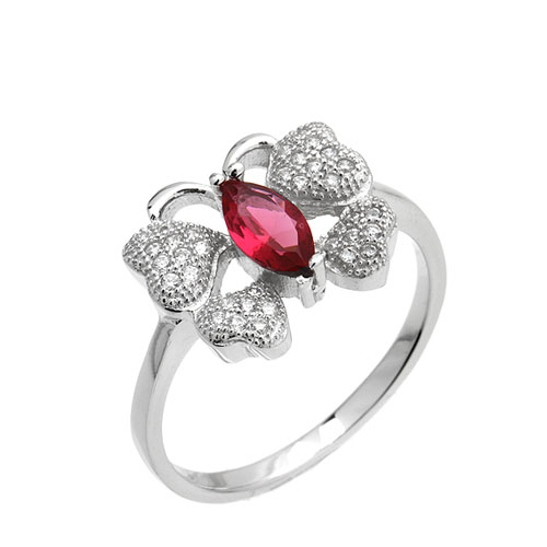 bague femme argent zirconium 8101426