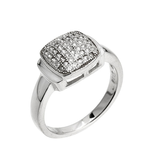 bague femme argent zirconium 8101437