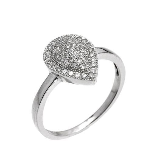 bague femme argent zirconium 8101440