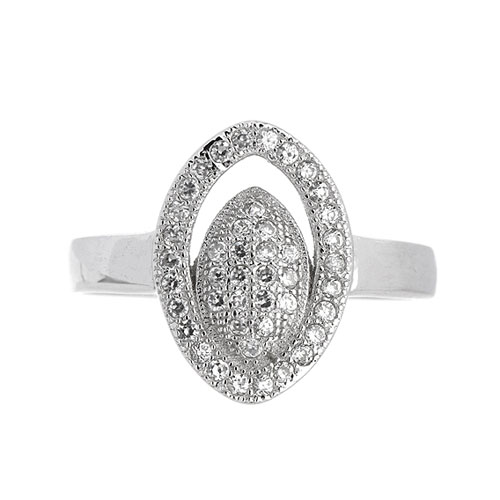 bague femme argent zirconium 8101441 pic2