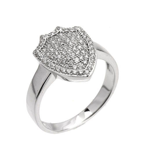 bague femme argent zirconium 8101442