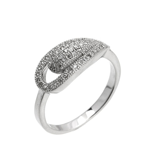 bague femme argent zirconium 8101444