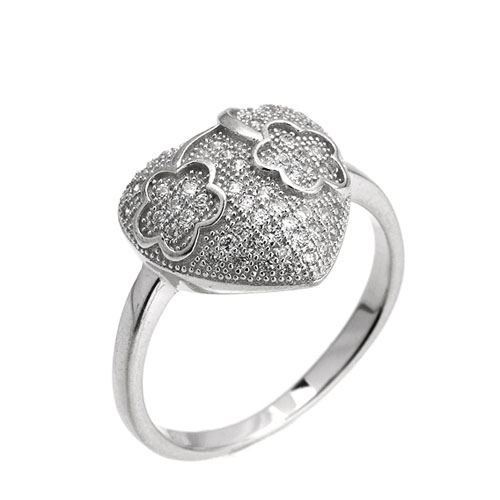 bague femme argent zirconium 8101445