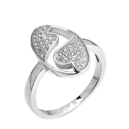 bague femme argent zirconium 8101446