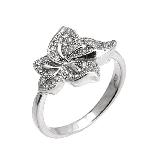 bague femme argent zirconium 8101448