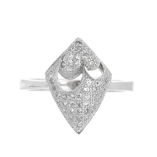 bague femme argent zirconium 8101449 pic2