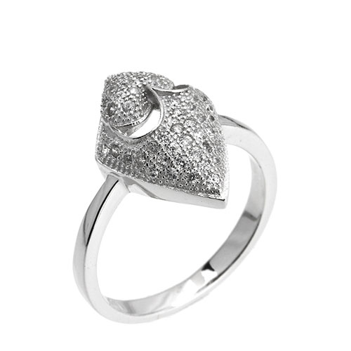 bague femme argent zirconium 8101449