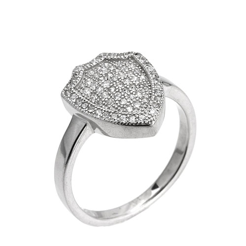 bague femme argent zirconium 8101451