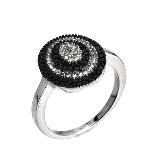 bague femme argent zirconium 8101454