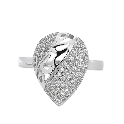 bague femme argent zirconium 8101457 pic2