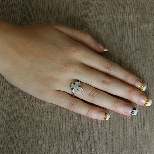 bague femme argent zirconium 8101458 pic5