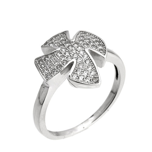 bague femme argent zirconium 8101458