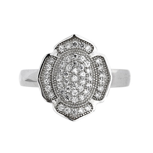 bague femme argent zirconium 8101459 pic2