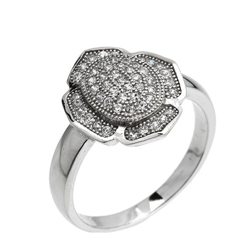 bague femme argent zirconium 8101459