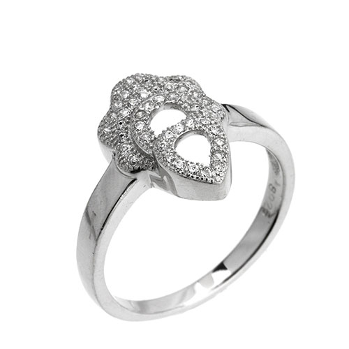 bague femme argent zirconium 8101461