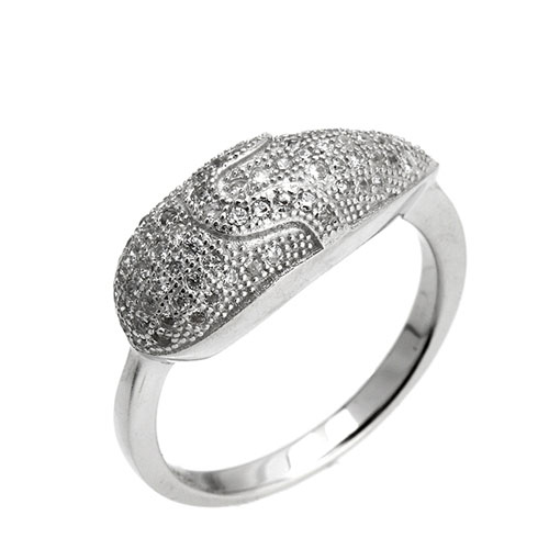 bague femme argent zirconium 8101464