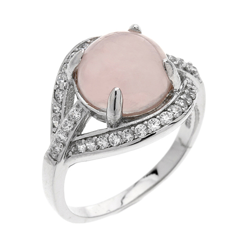 bague femme argent zirconium cristal 8100170