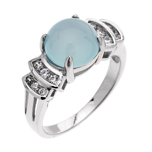 bague femme argent zirconium diamant 8100166