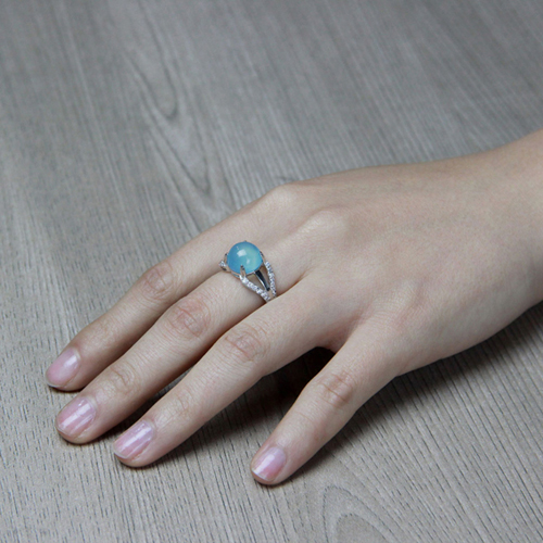 bague femme argent zirconium diamant 8100167 pic6
