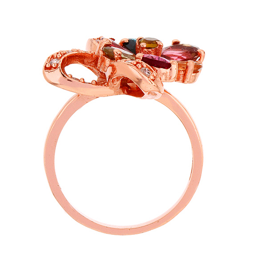 bague femme argent zirconium tourmaline 8100322 pic3