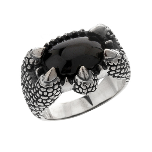 bague homme argent agate 8100017