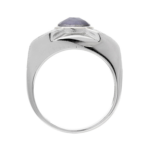 bague homme argent zirconium 8100192 pic3