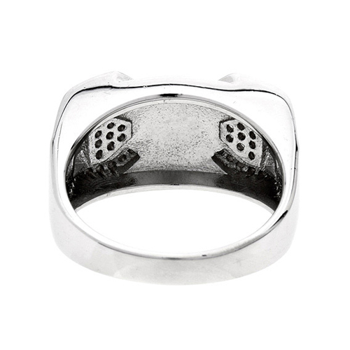 bague homme argent zirconium 8100192 pic4