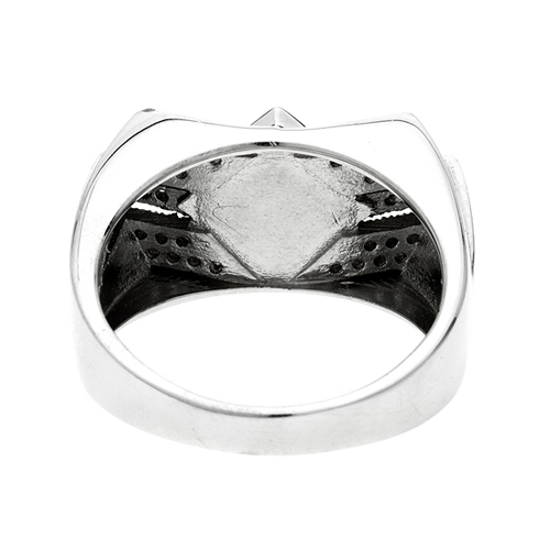 bague homme argent zirconium 8100193 pic4