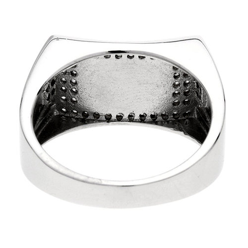 bague homme argent zirconium 8100196 pic4