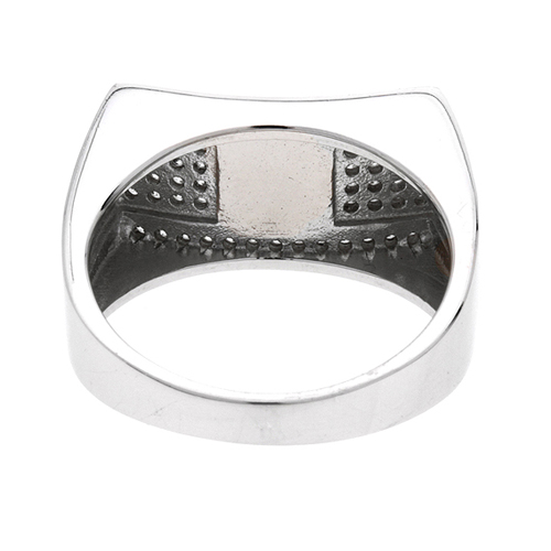 bague homme argent zirconium 8100197 pic4