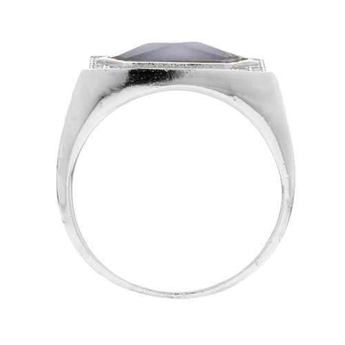 bague homme argent zirconium 8100198 pic3