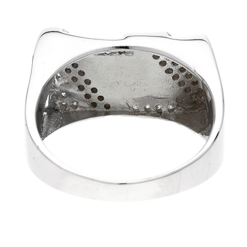 bague homme argent zirconium 8100199 pic4