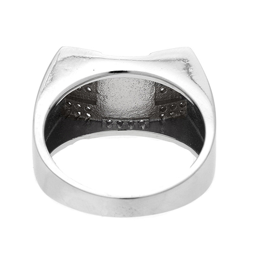 bague homme argent zirconium 8100209 pic4