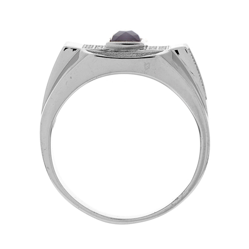 bague homme argent zirconium 8100210 pic3