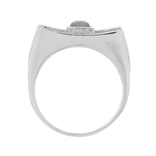 bague homme argent zirconium 8100211 pic3