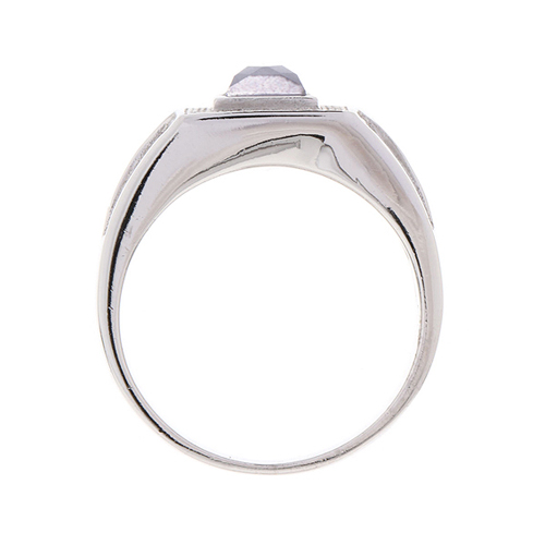 bague homme argent zirconium 8100212 pic3