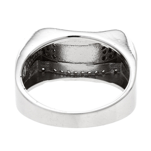 bague homme argent zirconium 8100212 pic4