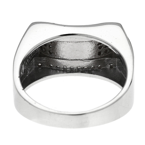 bague homme argent zirconium 8100213 pic4