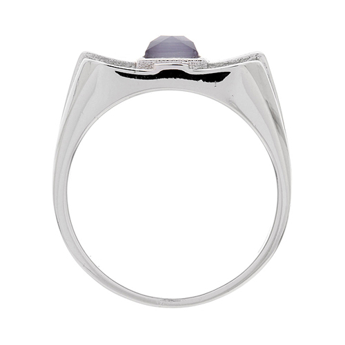 bague homme argent zirconium 8100214 pic3