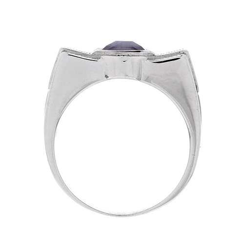 bague homme argent zirconium 8100216 pic3