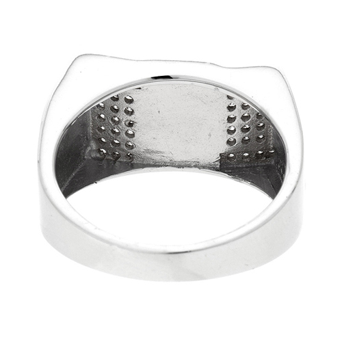 bague homme argent zirconium 8100217 pic4