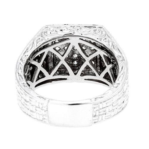 bague homme argent zirconium 8100398 pic4