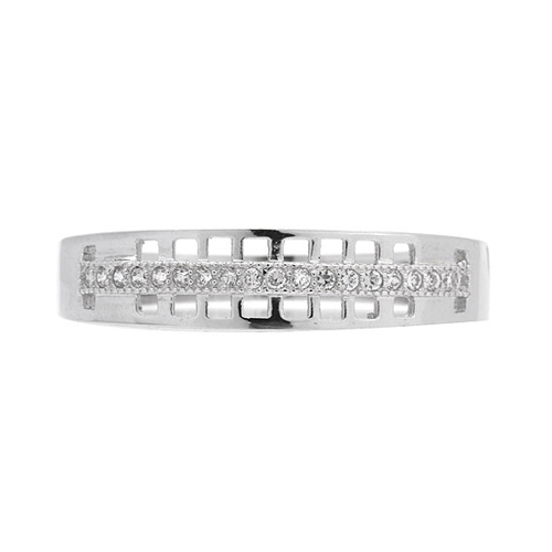 bague homme argent zirconium 8101006 pic2