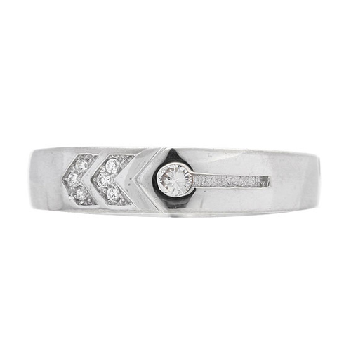 bague homme argent zirconium 8101010 pic2