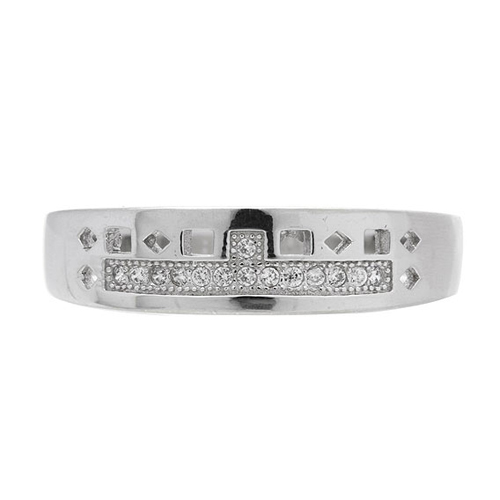 bague homme argent zirconium 8101014 pic2